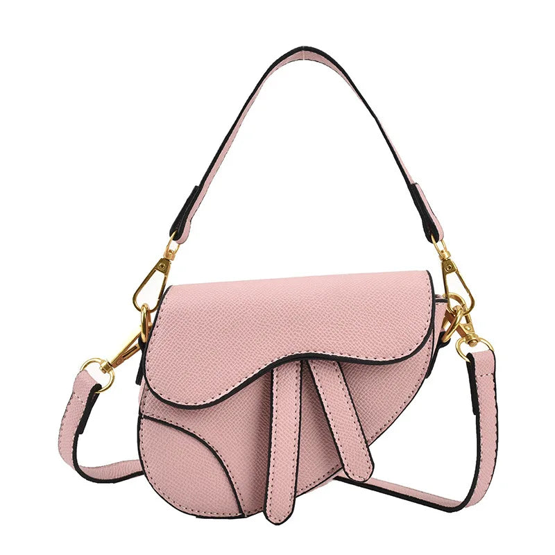 Fashion Children's Bags Ins Girls Niche Messenger Bag Retro Portable Saddle Bag Baby Kids Shoulder Bag Accessories Handbag BM092