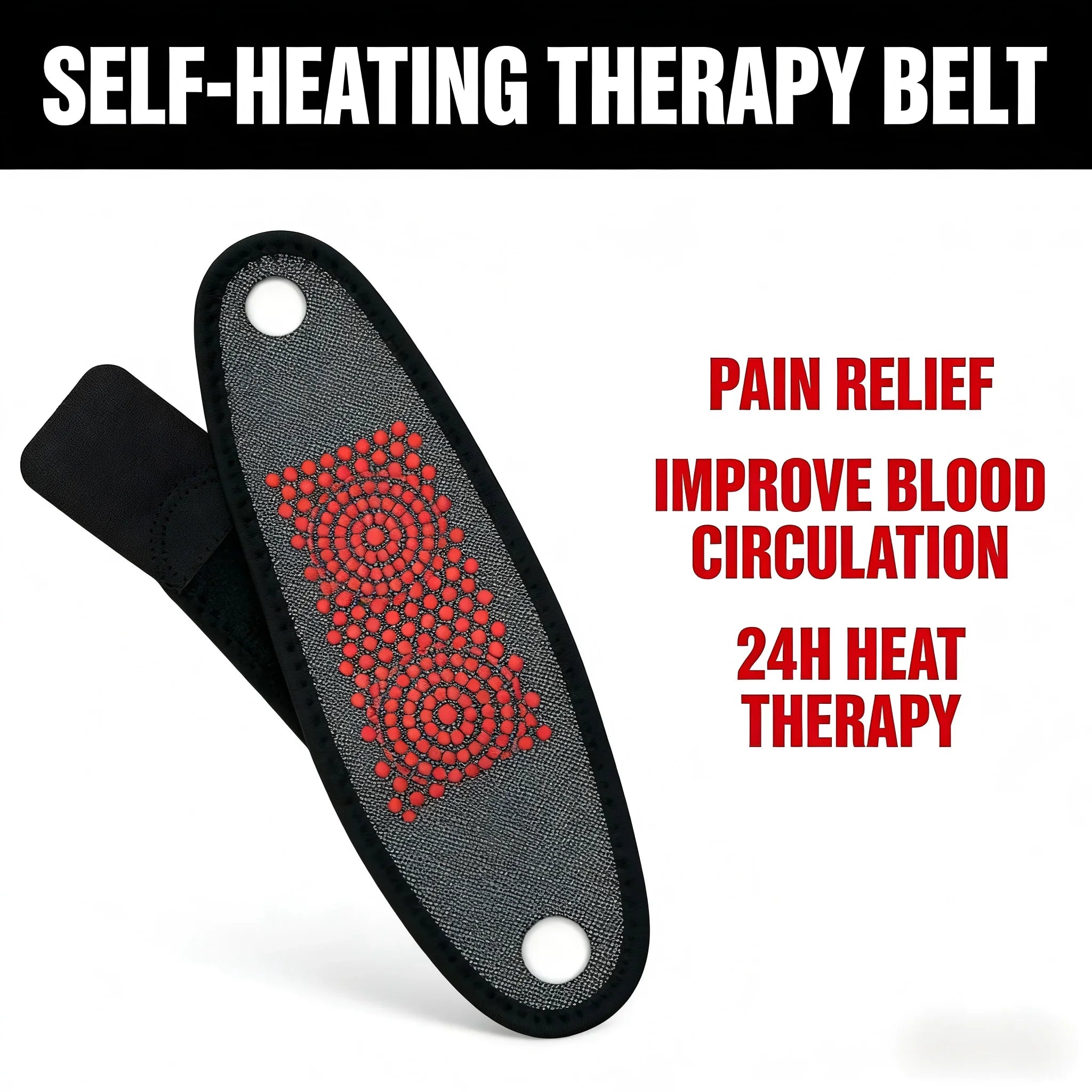 Title: Breathable Wrist Brace with Red Dot Therapy - Adjustable Compression Wrist Support Strap for Pain Relief, Sprain & Tendon