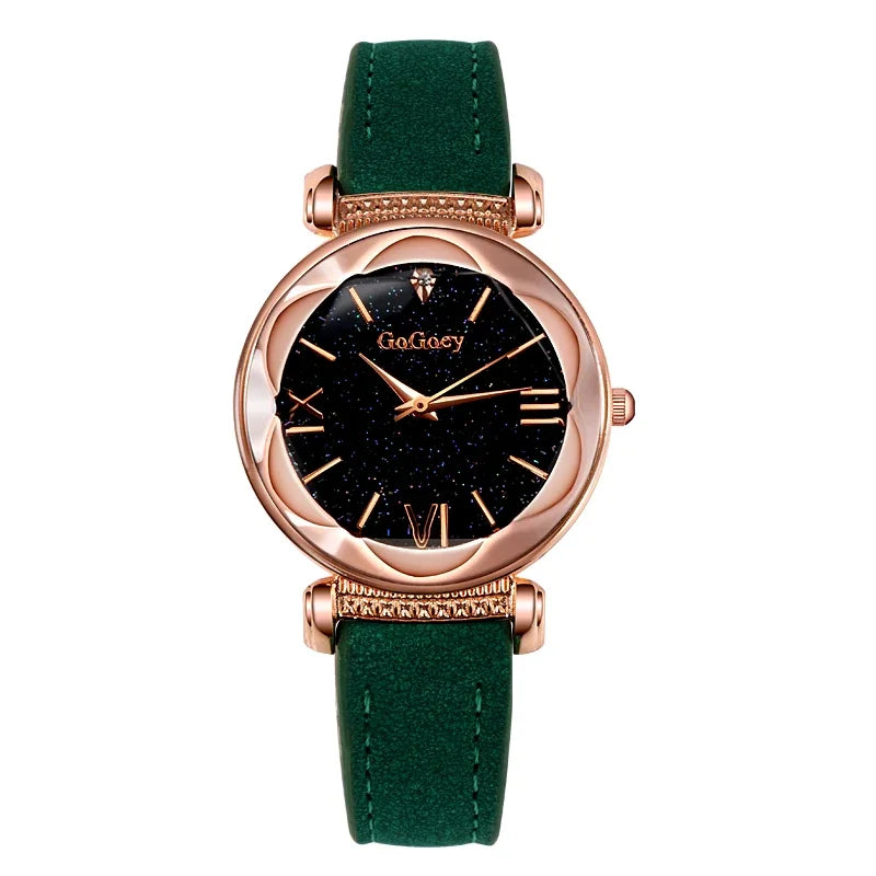 Women Watches Watch for Women Ladies Starry Sky Quartz Wristwatch  Montre Femme Reloj Mujer Horloges Vrouwen Relógio Clocks