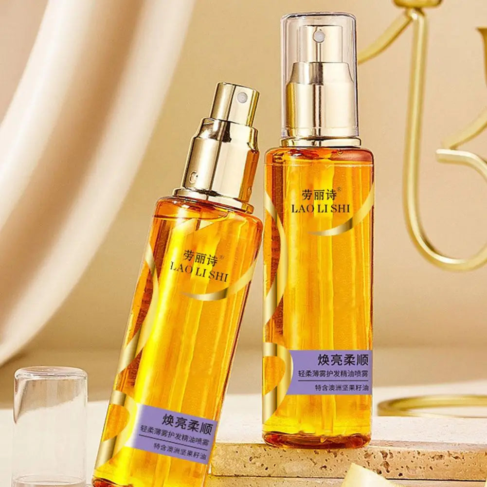 Hair Oil Spray Fragrance Hair Mask Nourishing Conditioning Oil Deeply Moisturizing Hair Curly Spray Gift Women Hair Care Serum