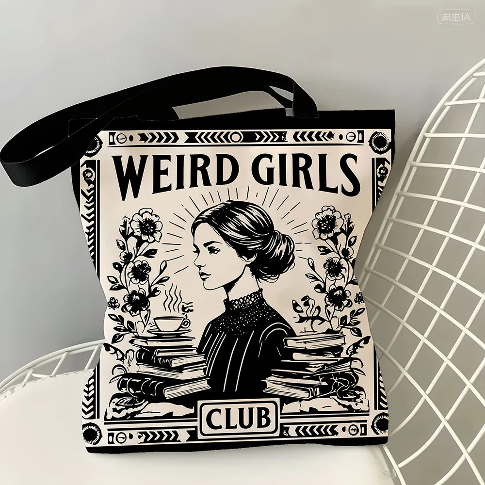 1 Pc Weird Girls Club Tote Bag, Girls Club Gifts, Girls Squad, Girls Crew, Girls Weekend, Gift For Hot Girls, Gift For Her, Bes