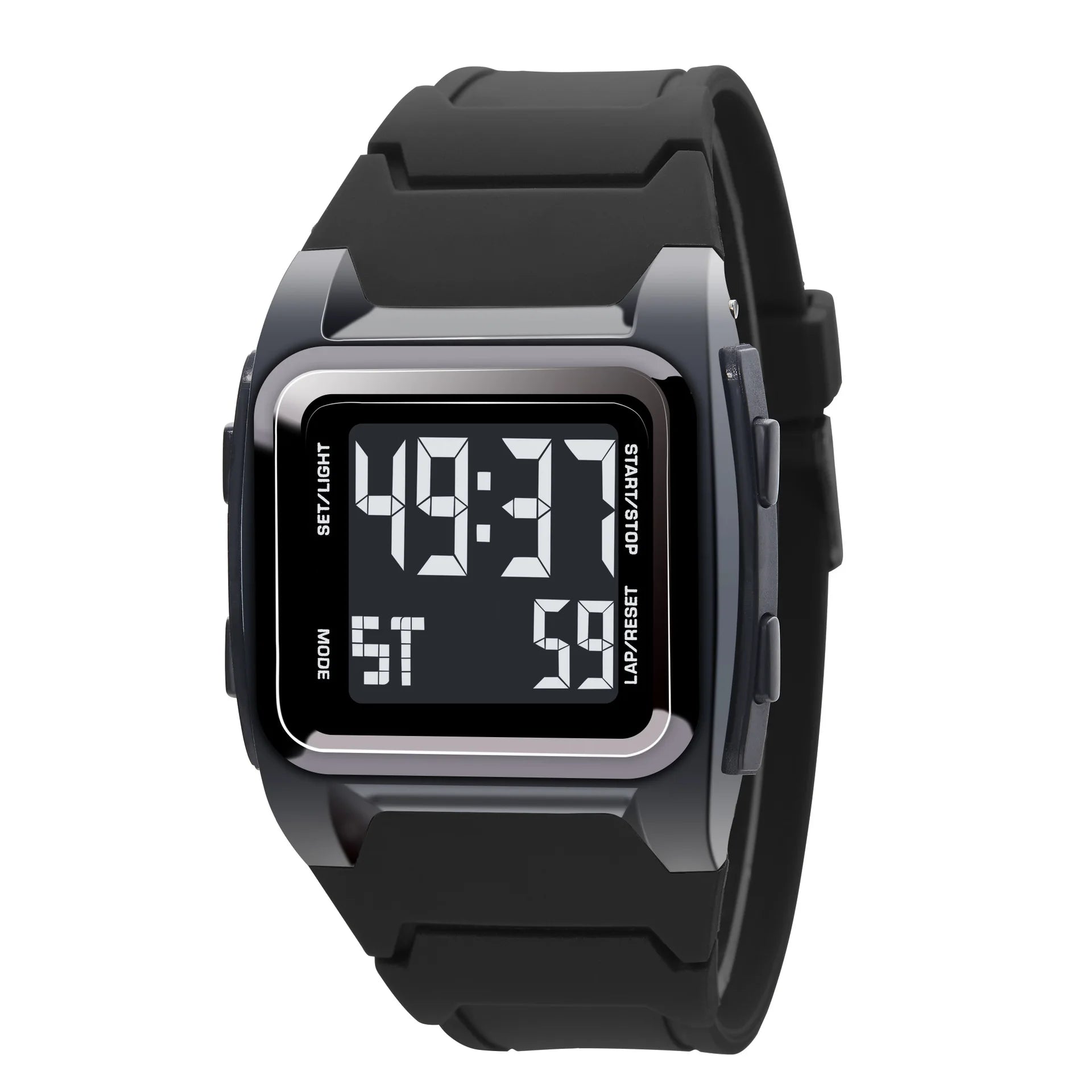 YIKAZE Men's Digital Watch 50M Waterproof Men Sport Watch Retro Multifunction Military Alarm Clock LED Wristwatch for Man Gifts
