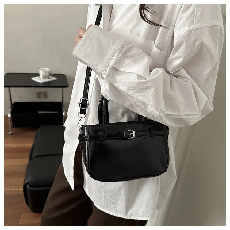 Handbag Girls Trend Fashion Korean Small Square Bag Premium Versatile Shoulder Crossbody Bag