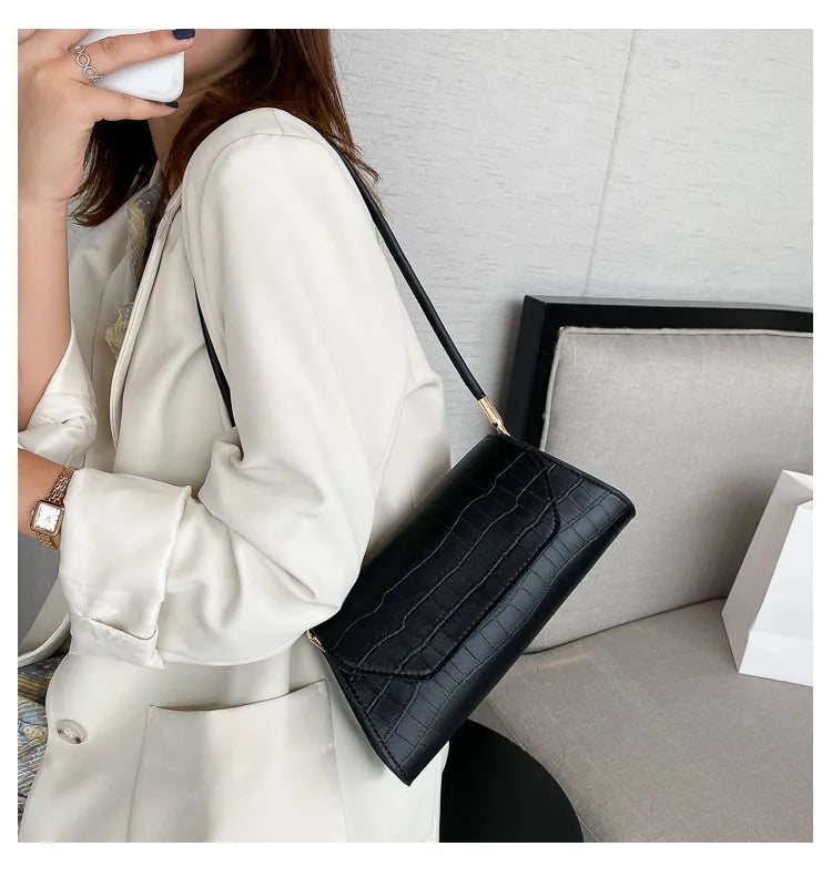 Women's Handbag, 2025 New Korean Style Fashionable Shoulder Bag, Popular Versatile Casual Crossbody Bags