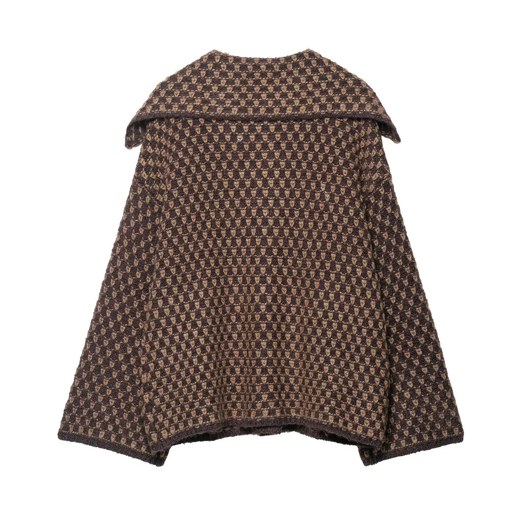 Chic Fashion Knitted Jackets for Women 2026 Autumn Winter Long Sleeve Single-Breasted Short Coats High Street Casual New Jackets