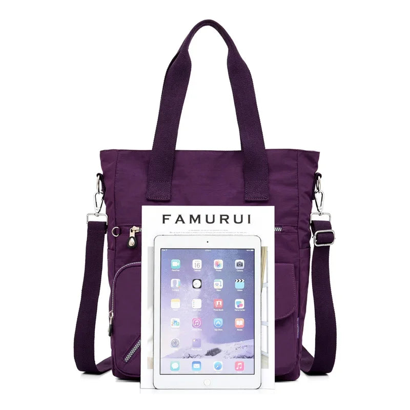 Top-Handle Messenger Bag Handbags Women Famous Brand Nylon Big Shoulder Beach Crossbody Bags Casual Tote Female Purse Sac bolsa
