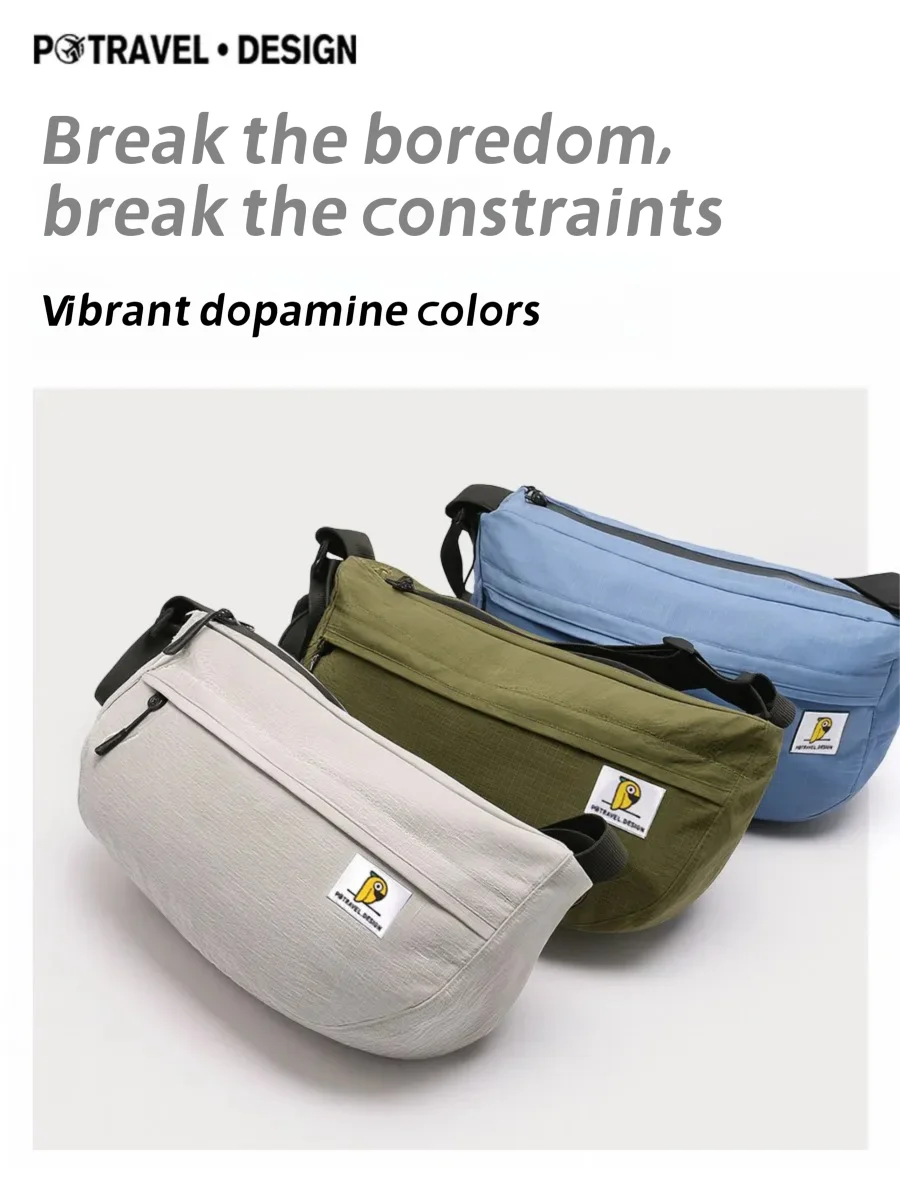 Casual Crossbody Bags For Men Women Shoulder Messenger Bag Large Capacity Small Fashion Travel Handbag Boys Girls Sling Bag