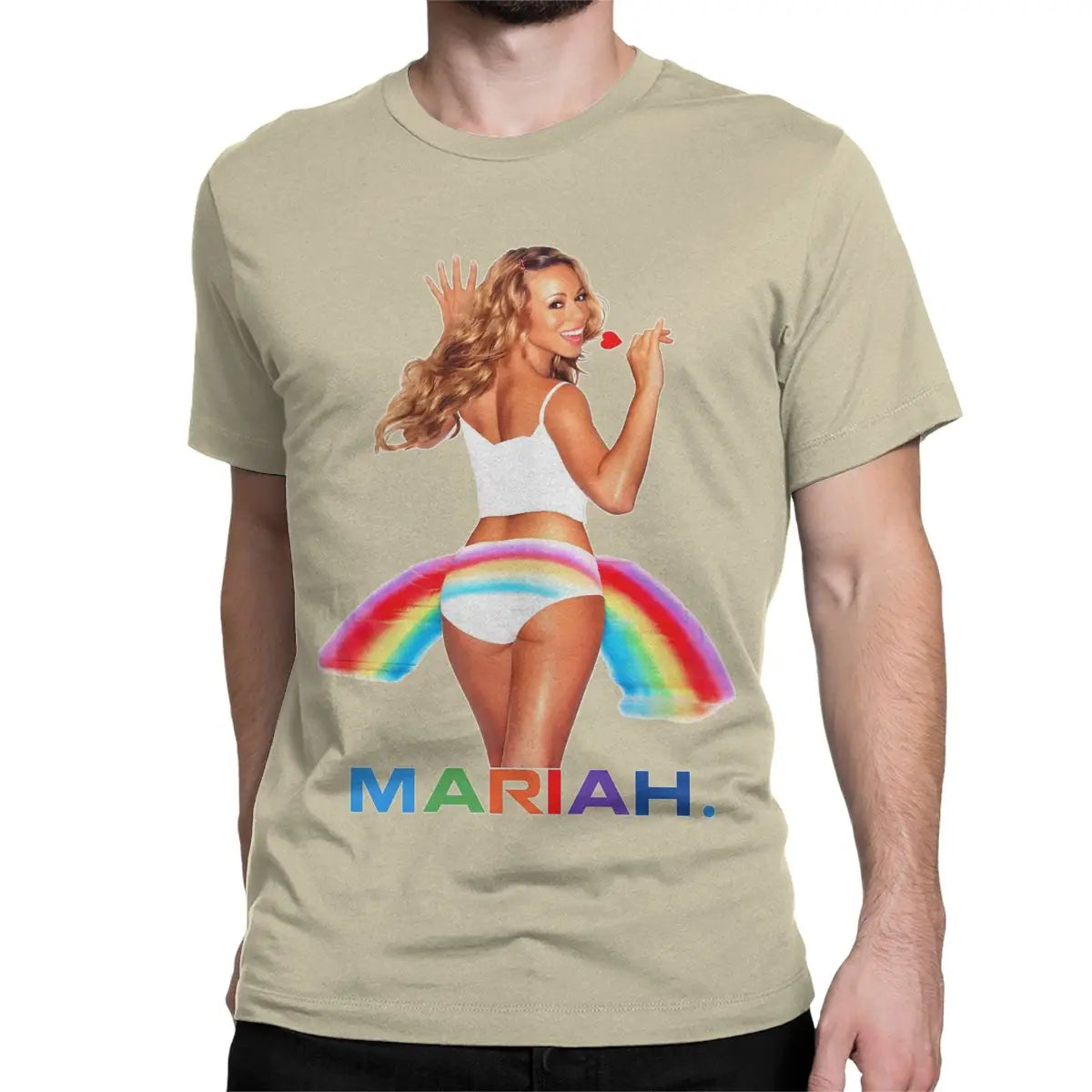 Mariahs T-Shirts for Men Women Creative 100% Cotton Tees Crew Neck Short Sleeve T Shirt Printed Tops