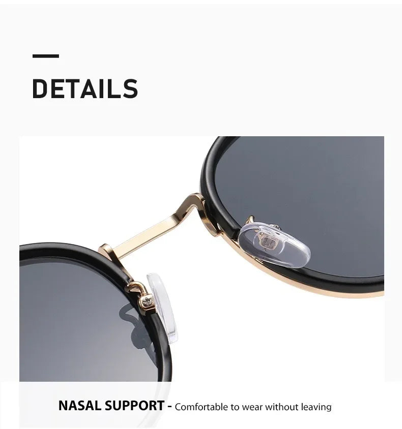 Metal Frame Small Round Sun Glasses with Minus Diopters 0 To -4.0 Women's Men's Stylish Eyewear Shades UV400 Driving Shades