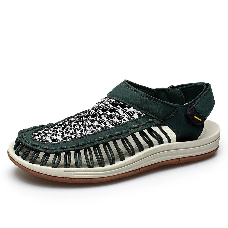 Summer Hand-woven Men's Sandals Fashion Men Casual Shoes Brand Designer Sneakers High Quality Outdoor Beach Sandals Men Shoes