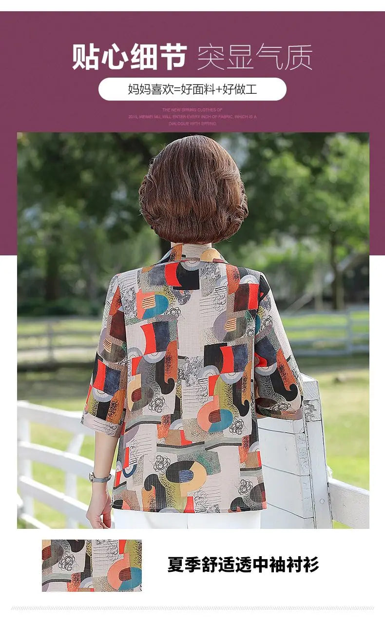Women Summer Fashion Top Two-piece Set 2025 New Thin Shirt Spring and Summer Chiffon Shirt