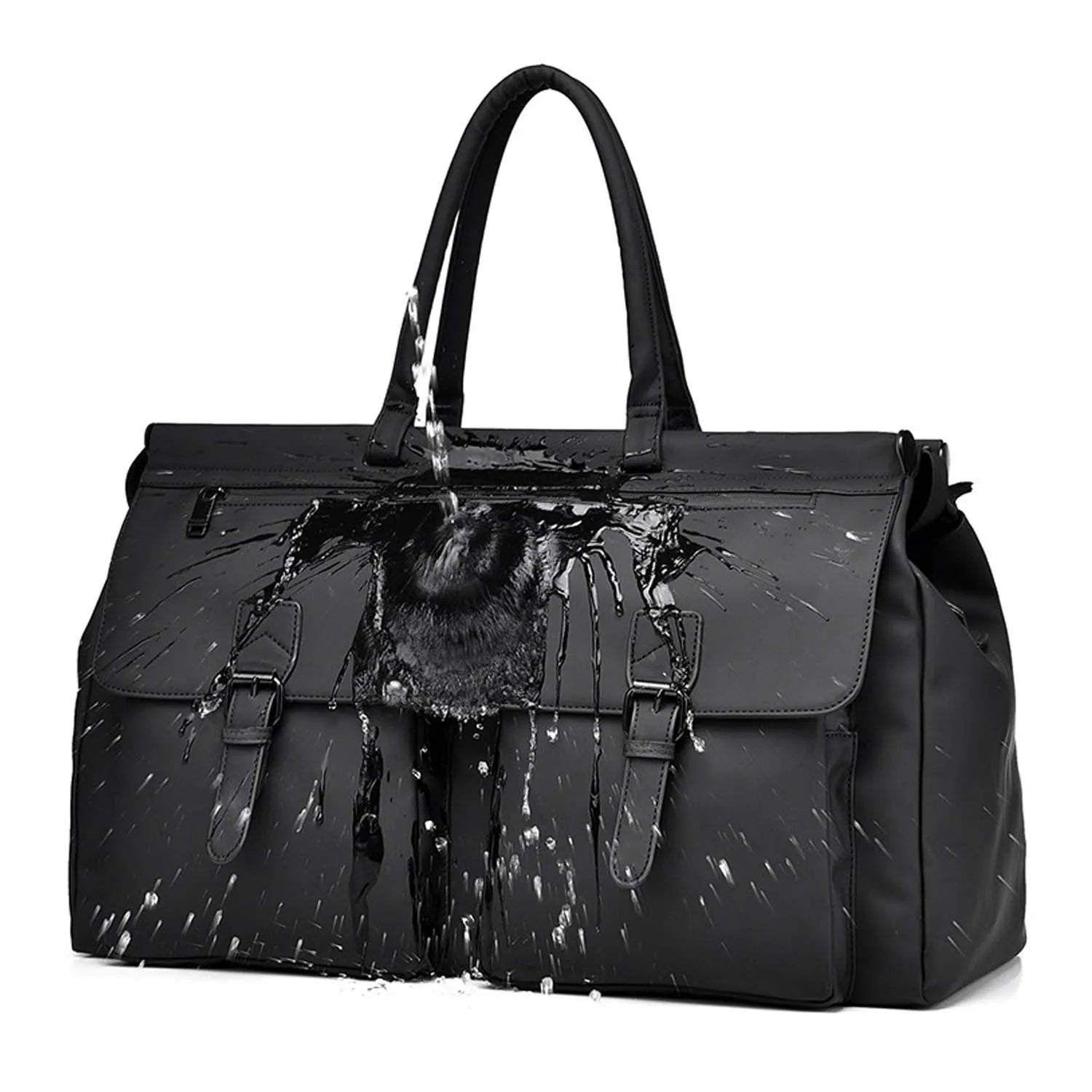 Men's Work Bag,Large Capacity Commuter Bag with Separate Wet/Dry Compartment,Multi-Purpose Travel Duffel for Gym Business Trips