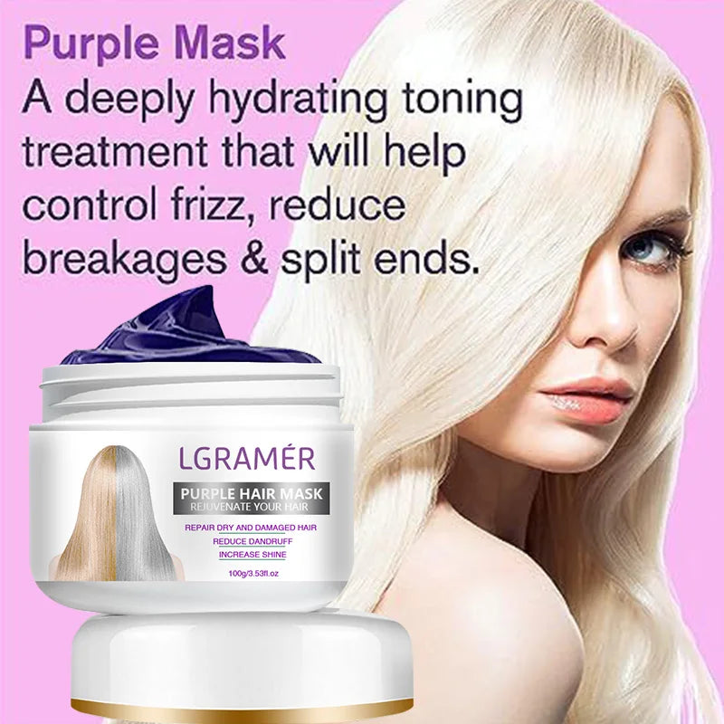 Hair Repairs Hair Mask Repair Damaged Dry Frizzy Curly Hair Treatment Hairs Conditioner Moisturize Shiny Essential Nourishing