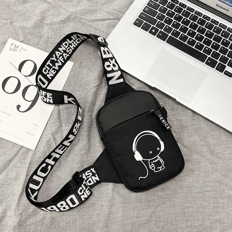Men's Shoulder Bag Trend Waterproof Small Messenger Bag Square Crossbody Bags Bag For Men Sacoche Homme