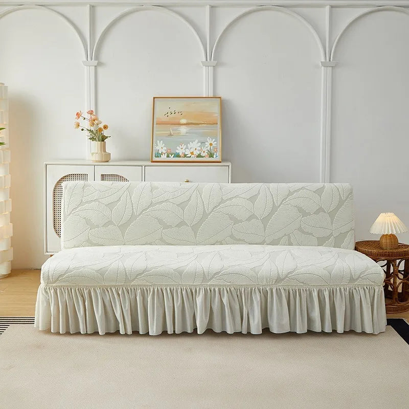 Armless Futon Folding Sofa Bed Cover To Prevent Cat Scratching/Protector Dustproof Non-Slip Stretch Folding Sofa Covers 소파 커버