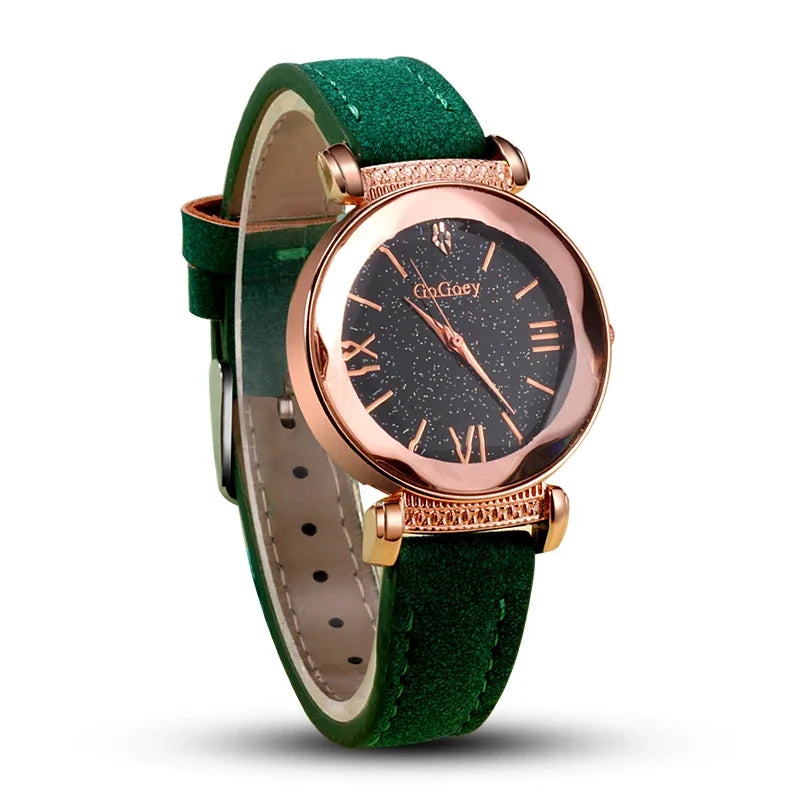 Women Watches Watch for Women Ladies Starry Sky Quartz Wristwatch  Montre Femme Reloj Mujer Horloges Vrouwen Relógio Clocks