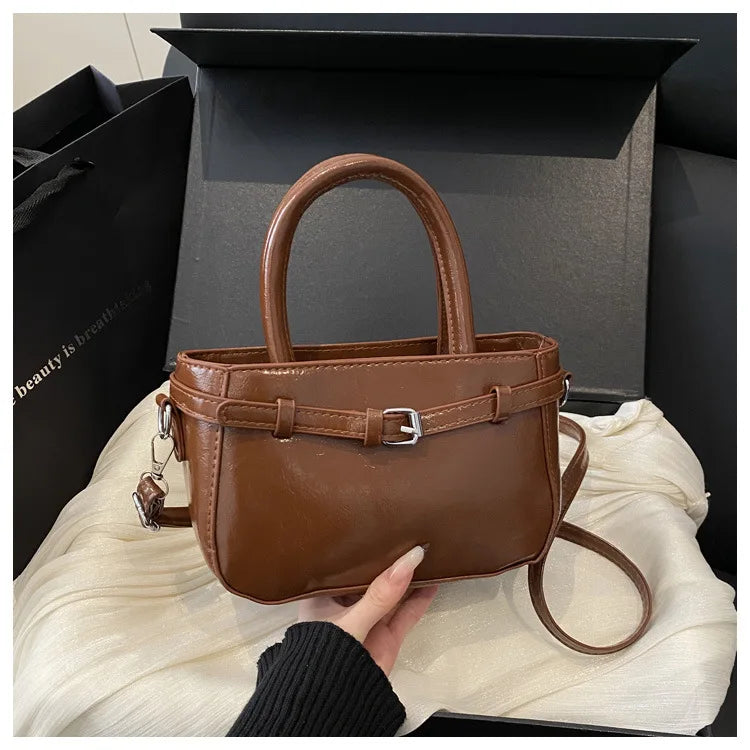 Handbag Girls Trend Fashion Korean Small Square Bag Premium Versatile Shoulder Crossbody Bag