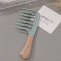 1pc Dual Wide-Tooth Hair Combs, Ideal for Long Curls & Voluminous Styles, Curly Hair Management &Home Massage, Elegant Hair Care