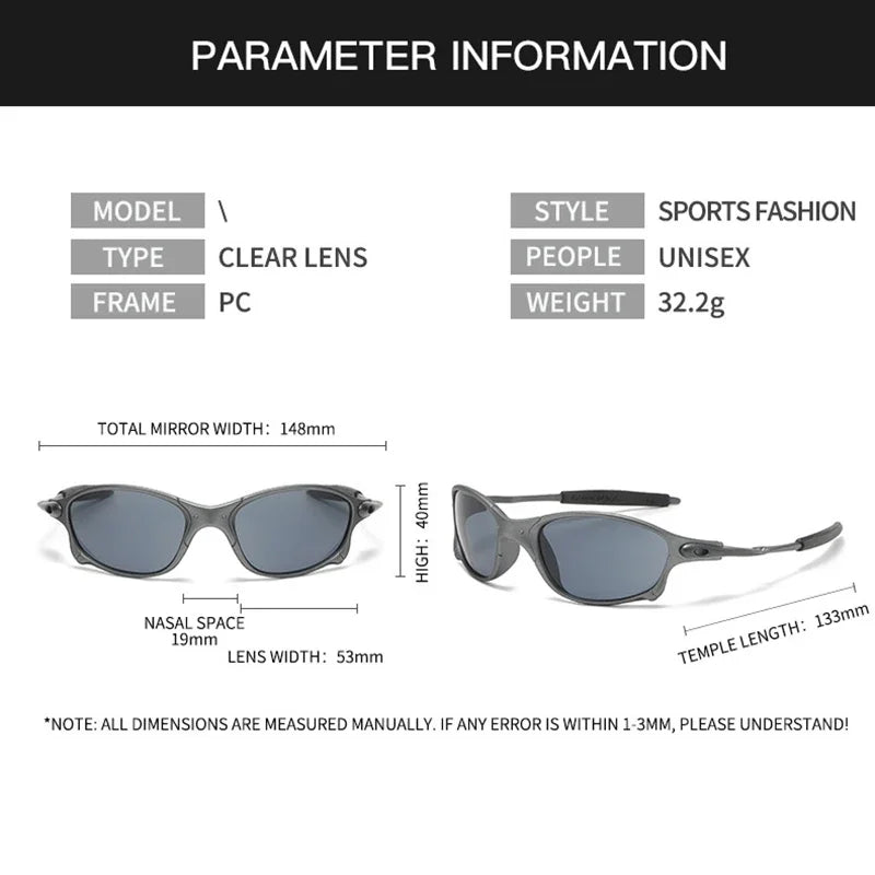 Colorful Sport Sunglasses Sun Glasses Goggles UV400 Windproof Sunglasses for Men Women Retro Road Bike Glasses De Sol Masculino