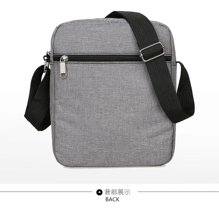 2022 Men's Bag Fashion Small Canvas Casual Handbags Male Cross Body Shoulder Messenger Bags for Men Purses and Handbags