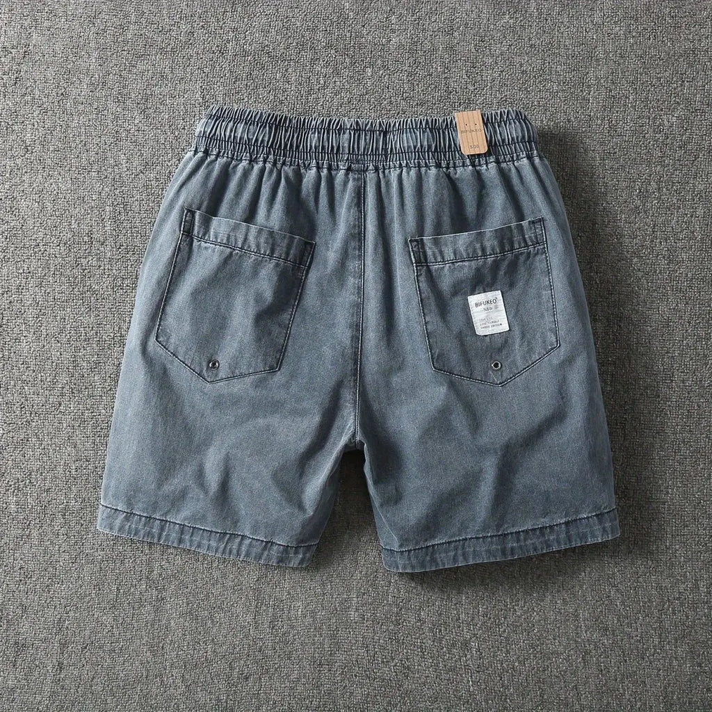 Summer Outdoor Sex Open Crotch Erotic Pants Boyfriend Jeans Vintage Denim Stretch Casual Short Men Jogger Streetwear Y2k Clothes
