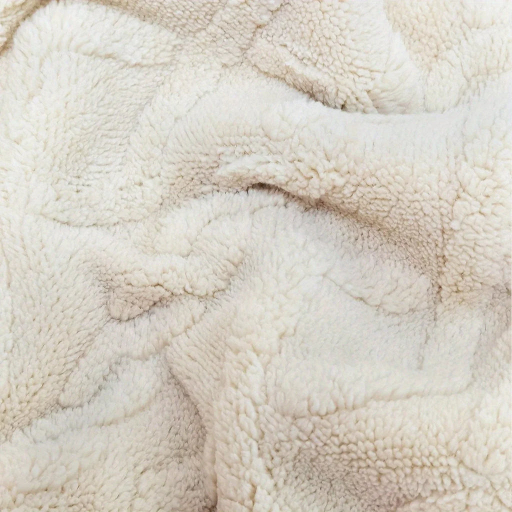 1PC Swaddle Blanket Coral Fleece Blanket Office Nap Blanket Office Bedroom Sofa Blanket Multifunctional Cushion Travel Blanket