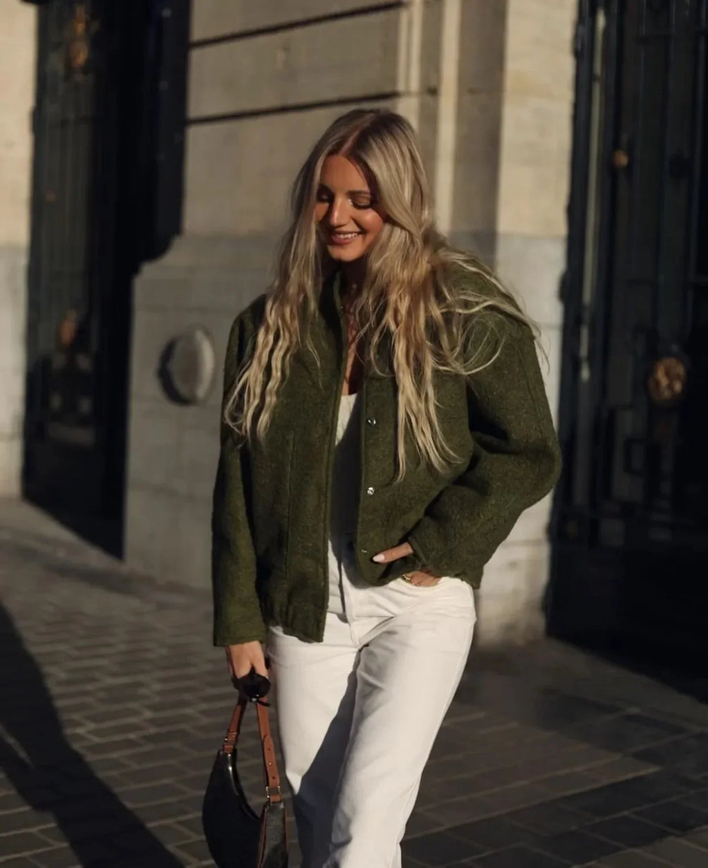 Casual Jackets For Women Fashion Chic Lady Long Sleeves Mock Neck Warm Coat Top Female Autumn Outwear Bomber Jackets Coats