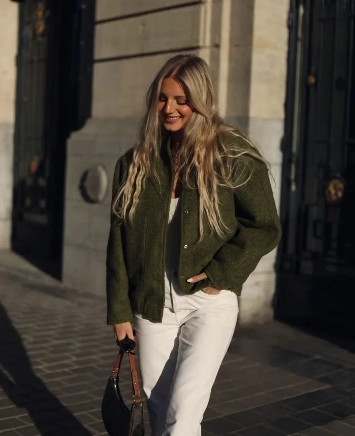 Casual Jackets For Women Fashion Chic Lady Long Sleeves Mock Neck Warm Coat Top Female Autumn Outwear Bomber Jackets Coats