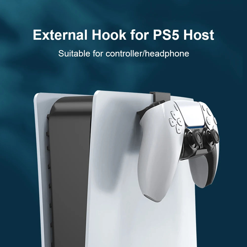 2pcs Headphone Stand Game Controller Holder Hook Hanger for PlayStation 5 PS5
