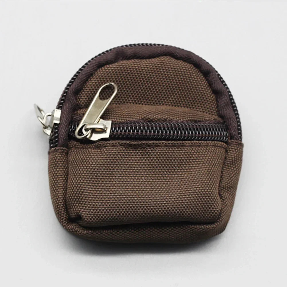 HOT Cute For Labubu Doll Canvas Backpack Simulation Pet Bag for 15/17cm Dolls Cute Doll Accessories