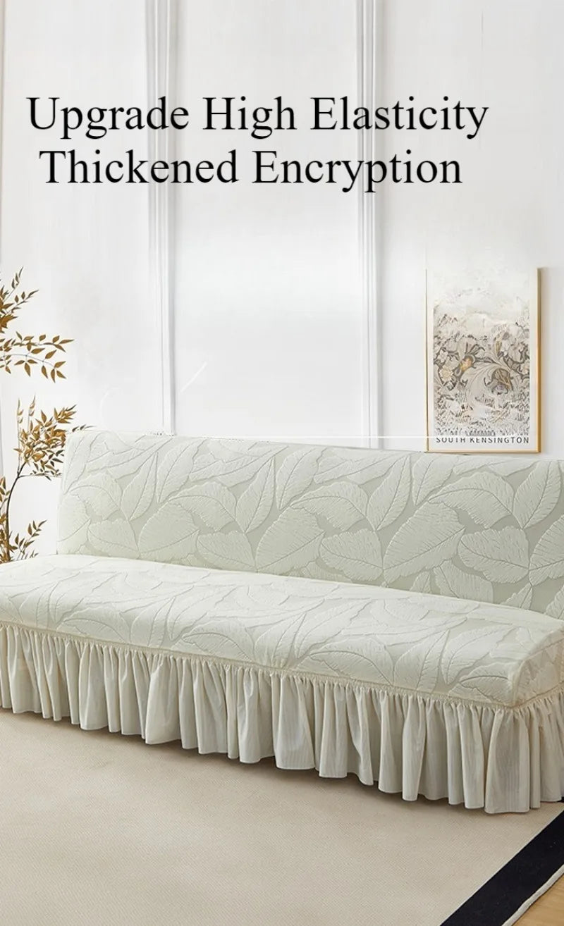 Armless Futon Folding Sofa Bed Cover To Prevent Cat Scratching/Protector Dustproof Non-Slip Stretch Folding Sofa Covers 소파 커버