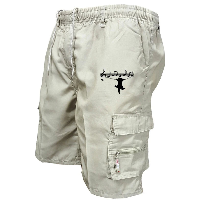 Mens Cargo Shorts New Side Multi-pockets Men Loose Work Shorts Casual Short Pants Male Plus Size Summer Outdoor Shorts
