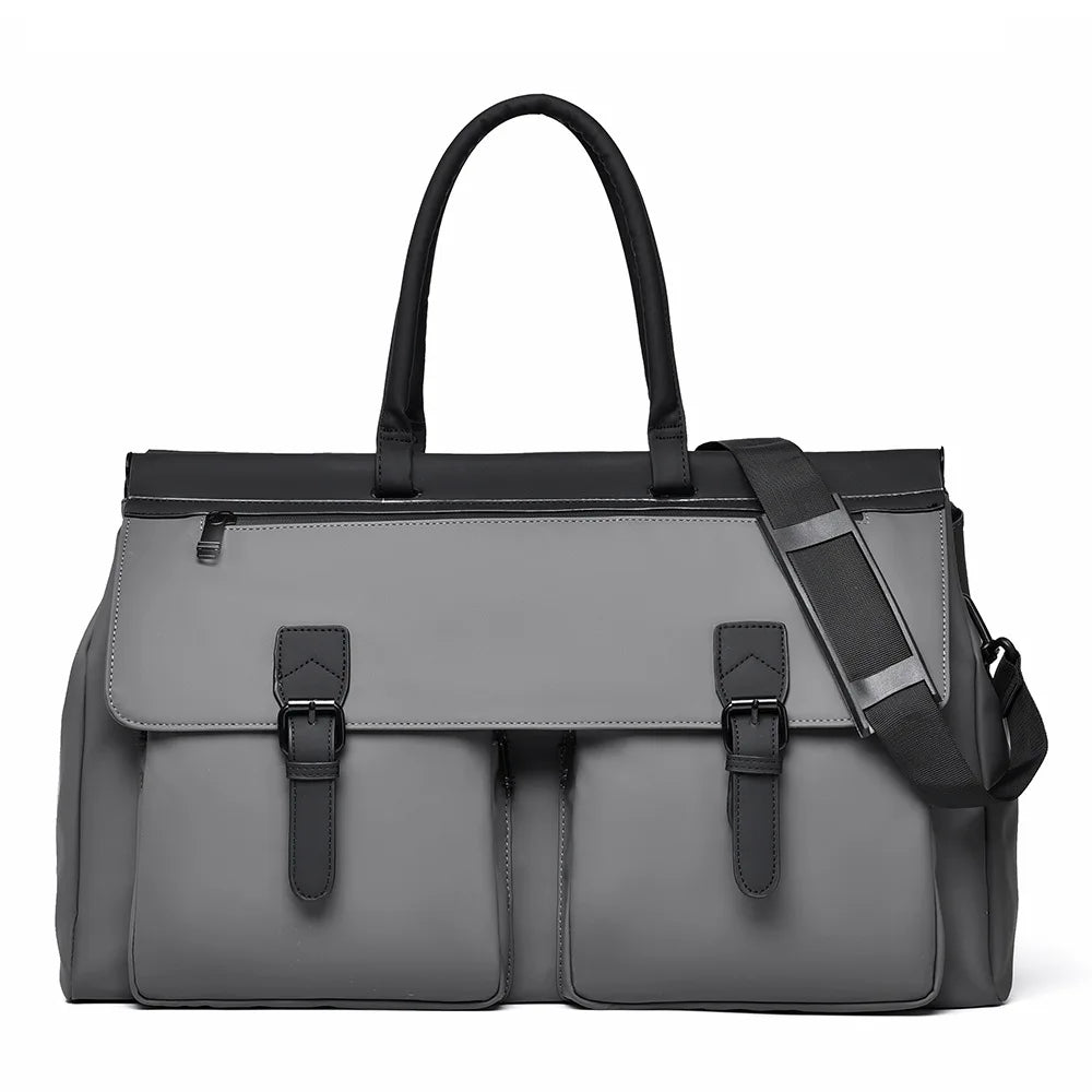 Men's Work Bag,Large Capacity Commuter Bag with Separate Wet/Dry Compartment,Multi-Purpose Travel Duffel for Gym Business Trips