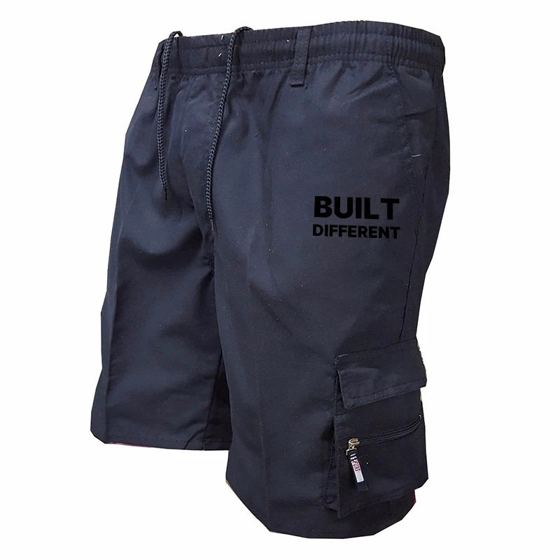 Mens Cargo Shorts Summer Outdoor Camouflage Print Short Pants Multi Pocket Casual Utility Style Big Size Trousers Durable Fabric
