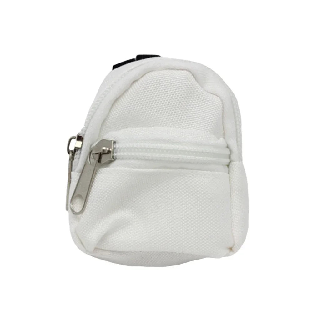 HOT Cute For Labubu Doll Canvas Backpack Simulation Pet Bag for 15/17cm Dolls Cute Doll Accessories
