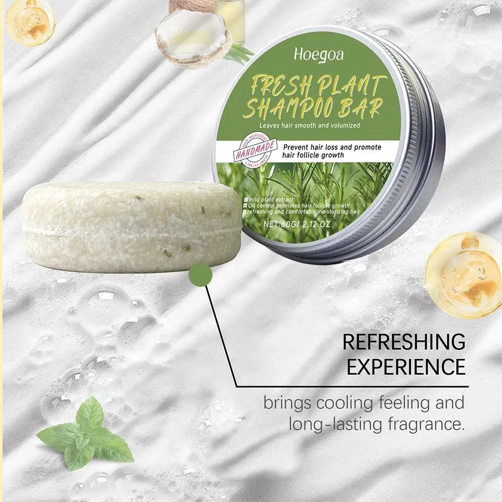 Rosemary Hair Loss Shampoo Soap Deep Cleansing For Hair & Scalp Massage,Strengthen Hair Roots Dry Damaged Hair Treatment Soap
