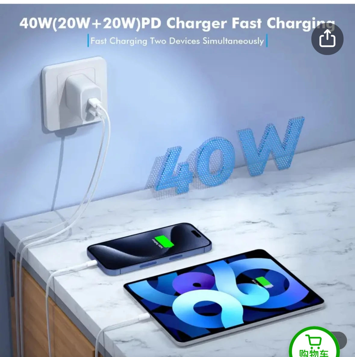 For Original 40W Type C Fast Charger For iPhone 16 15 14 13 12 11 Pro Max Plus PD Charging Cable Charger Phone Accessories