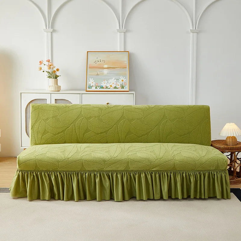 Armless Futon Folding Sofa Bed Cover To Prevent Cat Scratching/Protector Dustproof Non-Slip Stretch Folding Sofa Covers 소파 커버