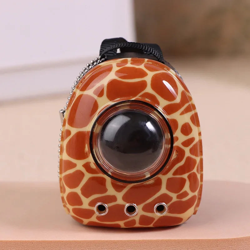 HOT Cute For Labubu Doll Canvas Backpack Simulation Pet Bag for 15/17cm Dolls Cute Doll Accessories