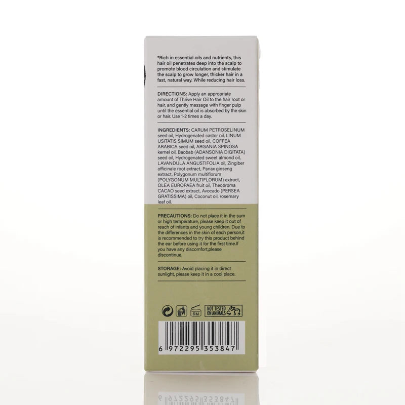 Improve Hair Quality Nourishing Hair Care Oil Natural Herbal Essence Conditioner Deeply Nourishes Hair Follicles