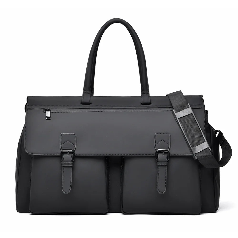 Men's Work Bag,Large Capacity Commuter Bag with Separate Wet/Dry Compartment,Multi-Purpose Travel Duffel for Gym Business Trips