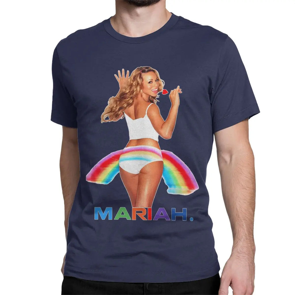 Mariahs T-Shirts for Men Women Creative 100% Cotton Tees Crew Neck Short Sleeve T Shirt Printed Tops
