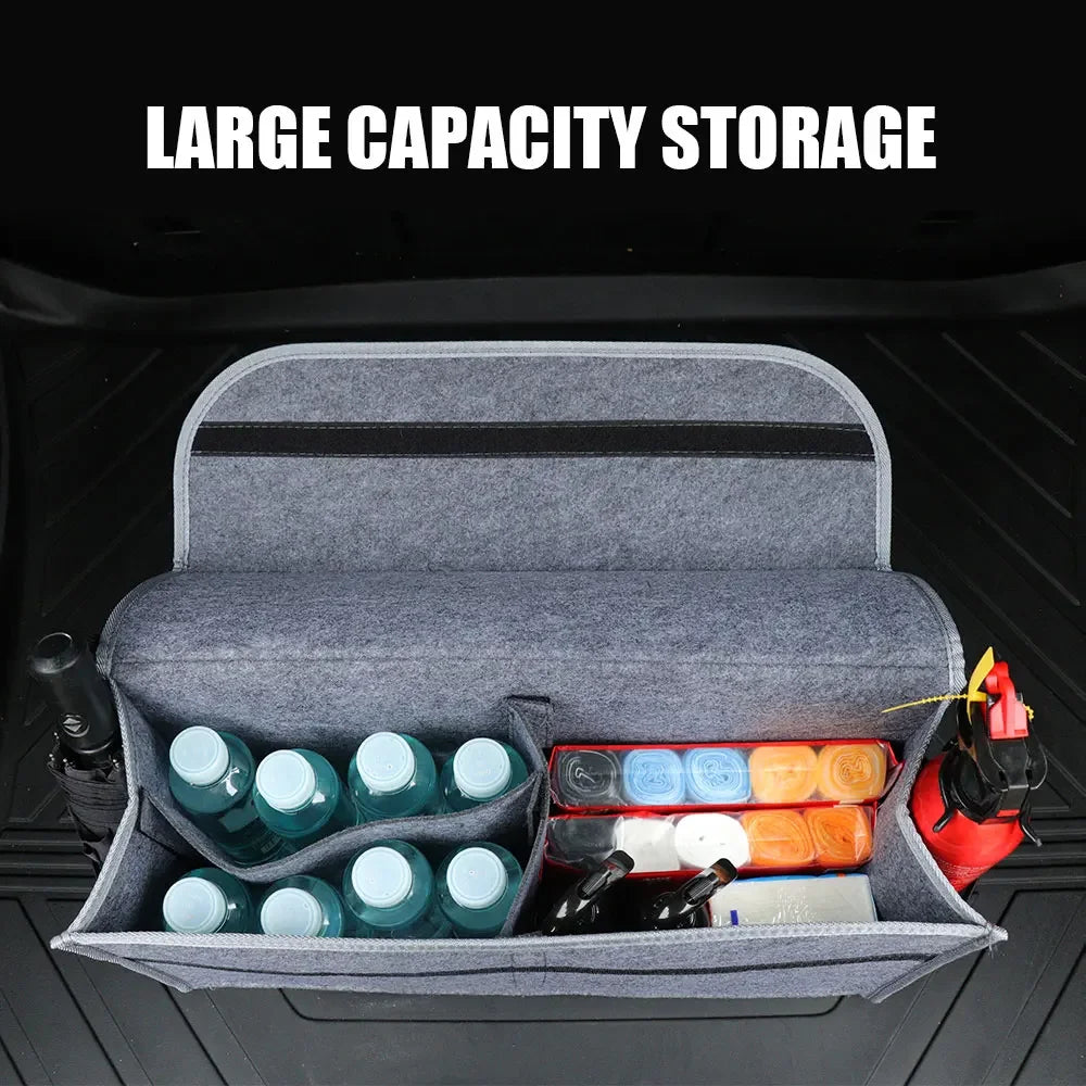 Car Trunk Storage Bag Leather Camping Box Collapsible Auto Organizer For Citroen C1 C2 C3 C4 C5 C6 C8 C4L DS4 DS6 Grand Picasso