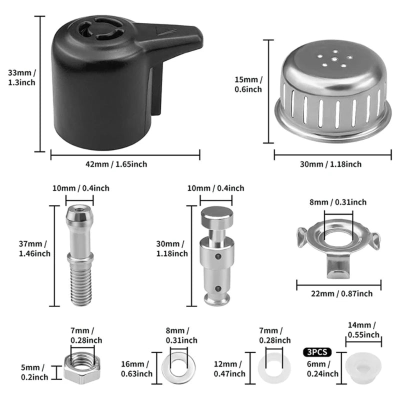 Pressure Valves Set Pressure Cooker Accessories Steam Release Valves Pressure Valves for Instant 3/5/6QT Pressure Cooker