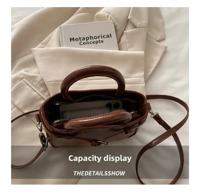Handbag Girls Trend Fashion Korean Small Square Bag Premium Versatile Shoulder Crossbody Bag