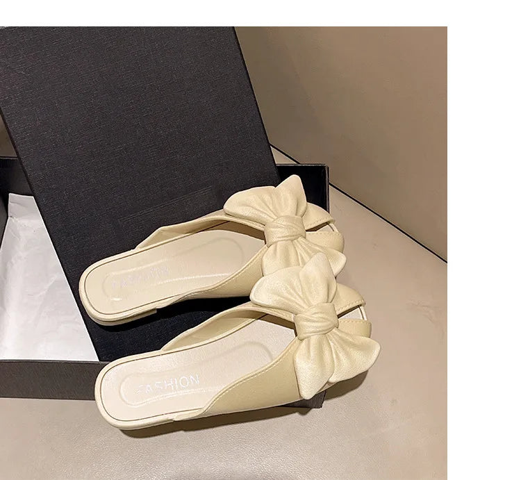 Women's Sandals Blin Blin Sweet Summer Sandals Shoes Women New Flat Sandals Beach Slippers For Summer Footwear Chaussures Femme