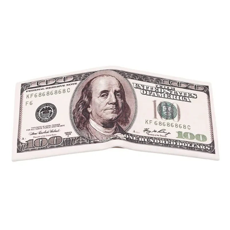 Funny Wallet for Boys Kids Men PU Leather Money Bag Novelty Gift Teens Students Purse Women Male Coin Pouch Monederos Para Mujer