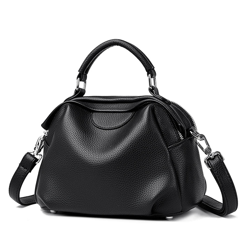 High Quality Soft Leather Tote Bag Fashion Women Shoulder Messenger Bag Large Capacity Wear-resistant Bag Luxury Handbag Sac