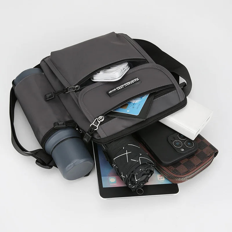 Men Bags Handbag High Quality Crossbody Bag for Men Stylish Men's Handbag Shoulder Bag with Bottle Pocket