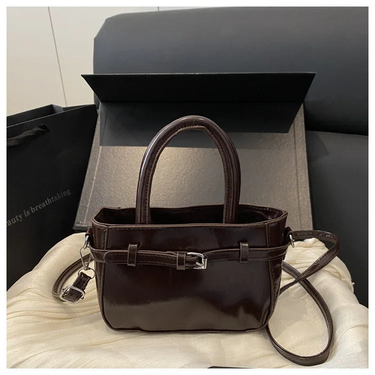 Handbag Girls Trend Fashion Korean Small Square Bag Premium Versatile Shoulder Crossbody Bag